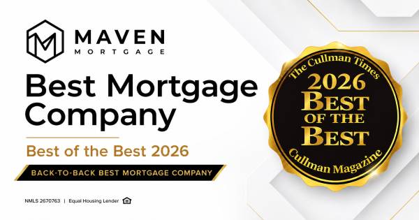 Maven Mortgage Voted Best Mortgage Company in Cull...